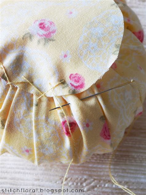 The Easiest Diy Pin Cushion Stitch Floral