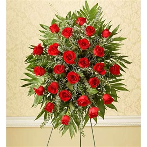 Red Rose Funeral Spray Deltona Orange City Debary Lake Helen Florist