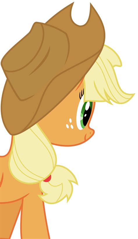 Applejack Vector001 Looking Left By Limedreaming On Deviantart