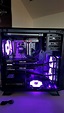 Early build of my Ryzen 7 with 2 GTX 1080s in SLI with upgraded liquid ...