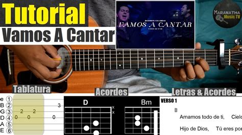 Vamos A Cantar M Sica Del Cielo En Esp Ritu Y En Verdad Tutorial Guitarra Tab Acordes