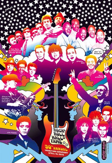 Artist Peter Max Gives The Rock Hall Induction Ceremony Poster And Program His Iconic Touch