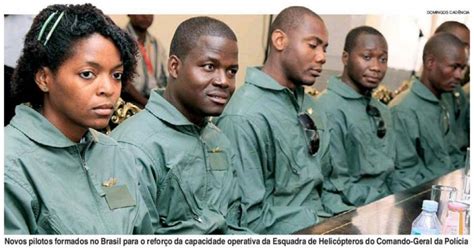Polícia Nacional De Angola Recebe Seus Novos Pilotos Treinados No