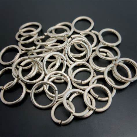 Sterling Silver Jump Ring 18g Open 5 Pcs