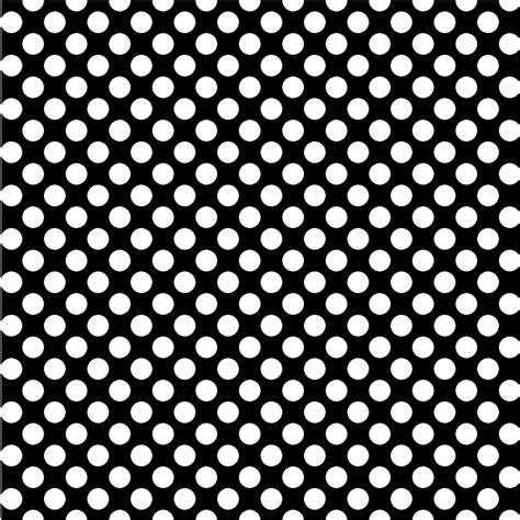 Printed Htv Black And White Polka Dots Print X Sheet