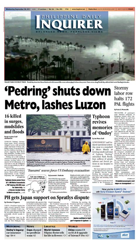 The Inquirer Front Page