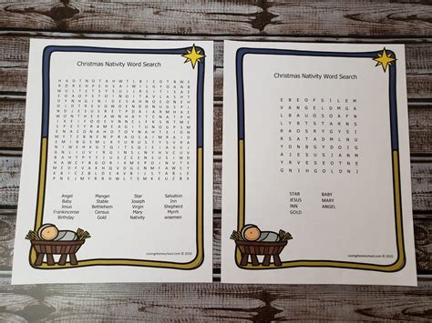 Christmas Nativity Word Search