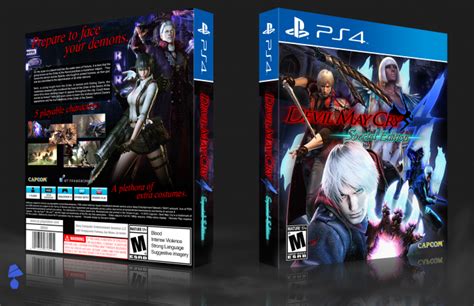 Devil May Cry Special Edition Playstation Box Art Cover By