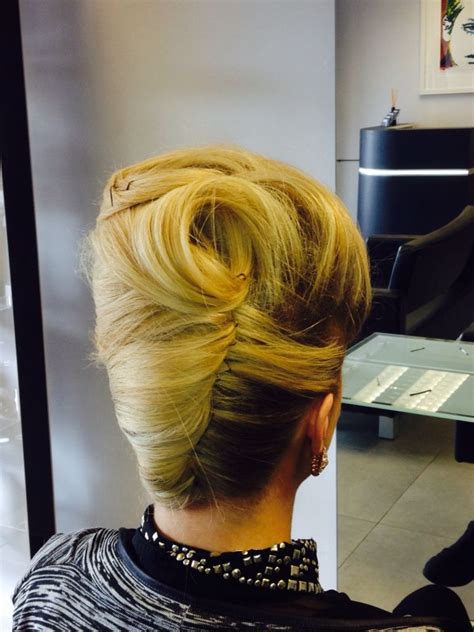 Classis French Roll With Detail Long Hair Updo Medium Long Hair