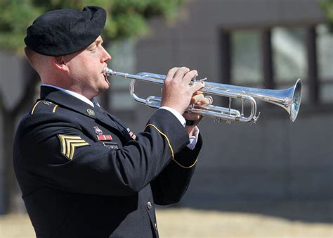 Us Army The Melancholy Bugle Call Known As Taps Is