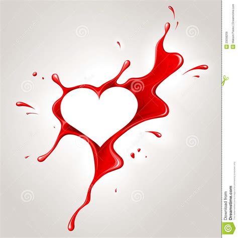 You should now be the proud owner of half a love heart and this can be copied and flipped to make a whole heart. Red spray paint and heart stock vector. Illustration of ...
