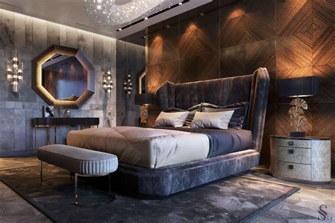 Apartment In Kiev On Behance Chic Bedroom Design Luxury Bedroom
