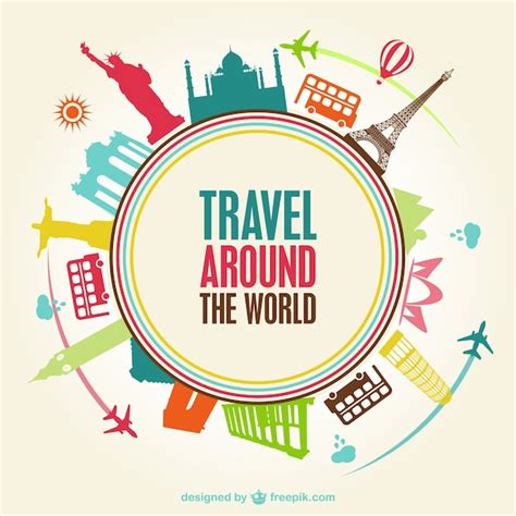 Travel Around The World Vectors Photos And Psd Files Free Download