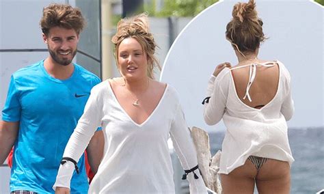 Charlotte Crosby Suffers A Wardrobe Malfunction During Sun Soaked