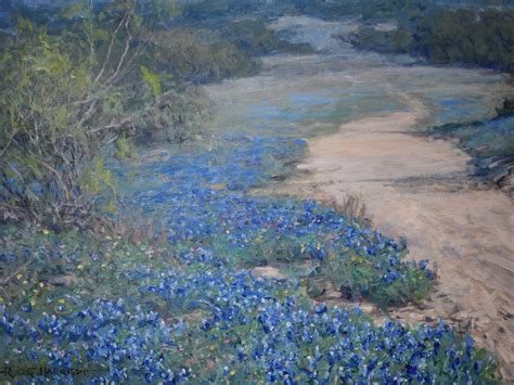 Robert Harrison A Texas Trail Bluebonnet 2474 Texas Art