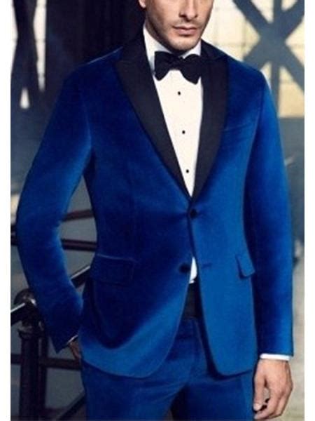 royal blue wedding formal wear for men 2021 custom made mens suits royal blue wine red formal