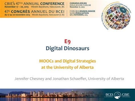 Digital Dinosaurs Moocs And Digital Strategies At The University Of