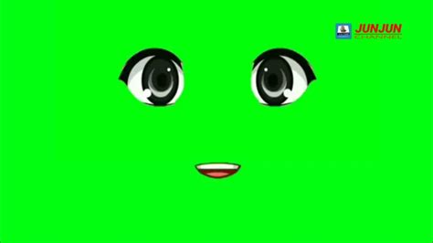 Green Screen Animasi Mata Berkedip Dan Mulut Berbicara Youtube