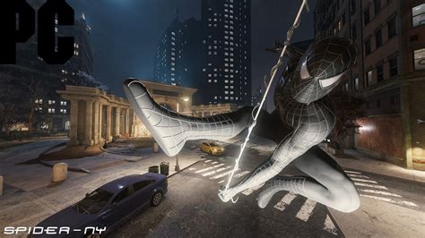 Marvel S Spider Man Remastered Pc Raimi Black Suit Mod Youtube