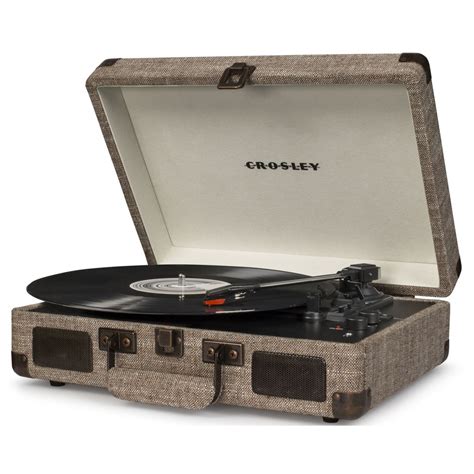 Crosley Cruiser Deluxe Portable Turntable Havana At Gear4music