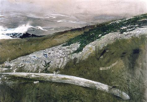 Andrew Wyeth 1917 — 2009 Usa Whale Rib 1993 Watercolor On Paper