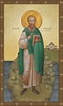 Icon of St. Aidan of Lindisfarne - 20th c. - (1AI15) - Uncut Mountain ...
