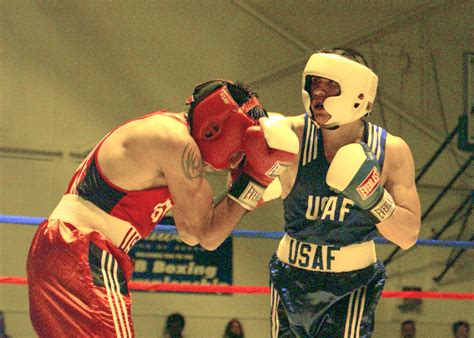 Boxers Fight Toward Armed Forces Competition Air Force Article Display