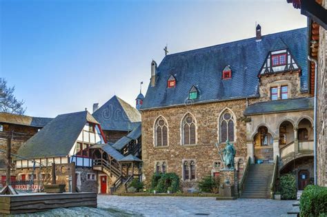Burg Castle Germany Stock Image Image Of Blue Attraction 129316265
