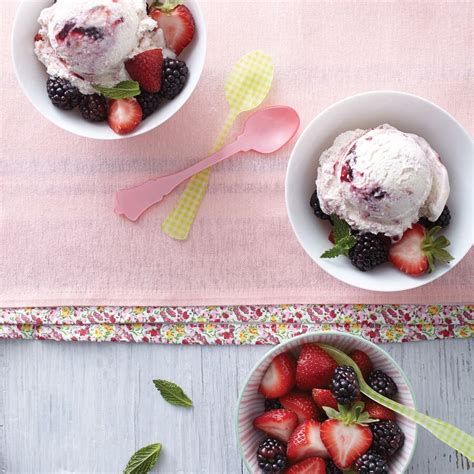 Homemade Ice Cream With Fresh Fruit Recipe Lifebeautiful Magazine