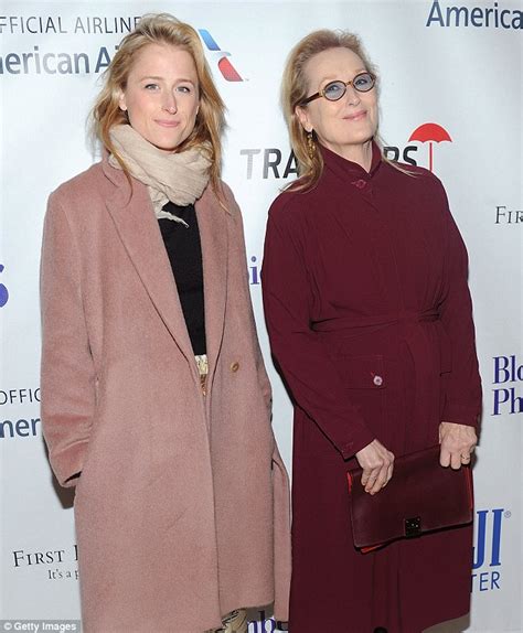 Meryl Streep And Daughter Mamie Coordinate At 2105 Power Lunch For