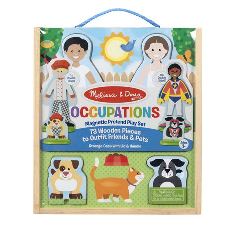 Melissa And Doug Occupations Magnetic Dress Up Play Set Toyworld