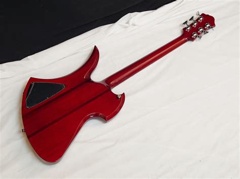 Bc Rich Usa Mockingbird Supreme Electric Guitar Trans Red Reverb