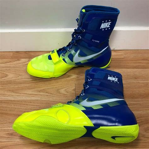 Nike x mmw series 004 apparel. Limited Edition Nike HyperKO Boxing Boots Shoes Blue Neon ...