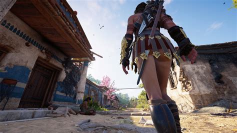 Ass Assassins Creed Video Games Screen Shot Kassandra Upskirt