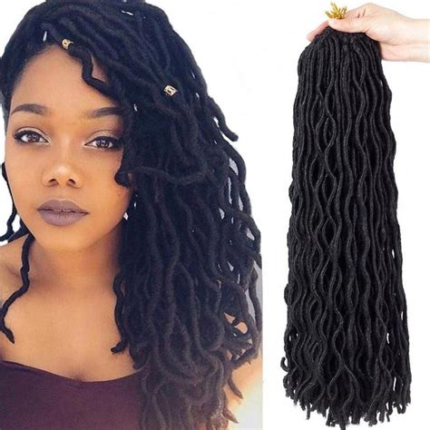 Dread hairstyles are growing immensely popular among the men of all races. Details about 6Packs/Lot 20'' Wavy Faux Locs Crochet Synthetic Braiding Hair 20 inch Soft C in ...