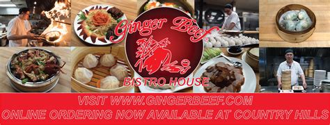 Ginger beef is a canadian chinese dish dish made from beef, ginger, and a distinctive sweet sauce. Ginger Beef Bistro House - Home - Calgary, Alberta - Menu ...