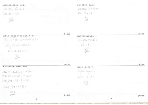 Expressões Numéricas - 6 Ano