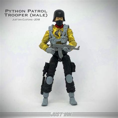 Gi Joe Cobra Customs Python Patrol Mission Brazil Python