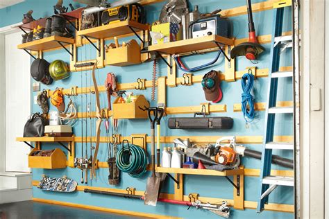 You can also choose from metal, wood. Build Wall-Mounted Garage Storage - New Zealand Handyman Magazine