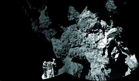 Rosetta Missions Philae Probe Lands On Comet 67pchuryumov Gerasimenko