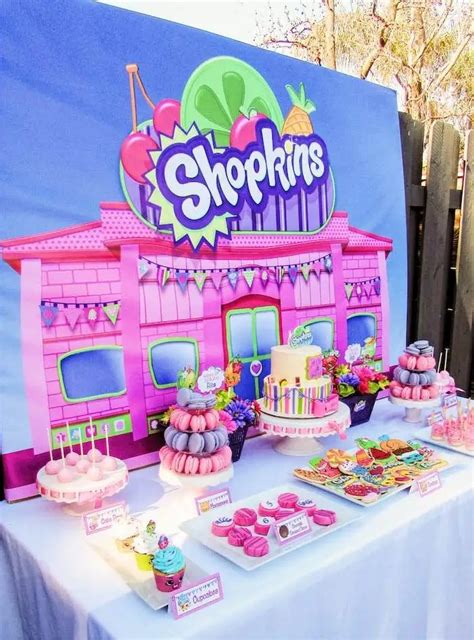 Your Daughter Is Going To Love This Shopkins Themed Party Party Ideas