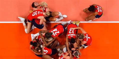 the us women s volleyball team wins their first olympic gold popsugar fitness