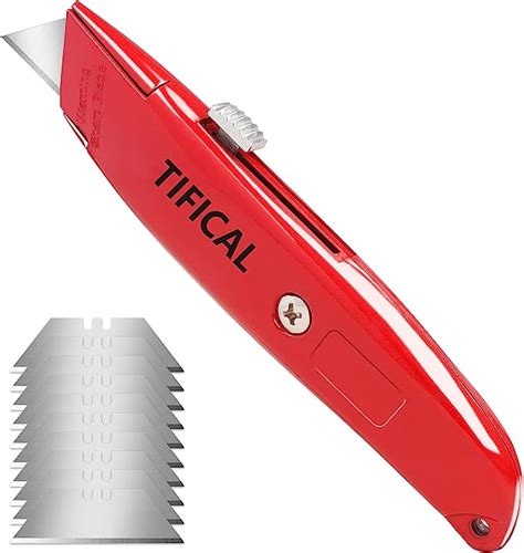 Tifical Box Cutter Premium Utility Knife Box Cutter Retractable With