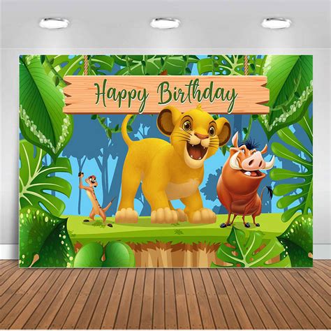 The Lion King Photography Backdrops Birthday Custom Photo Background C