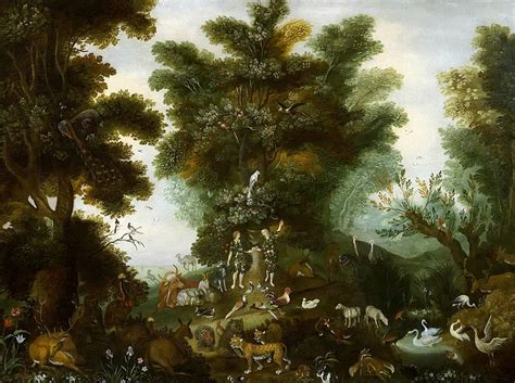 Paradise Landscape With Adam And Eve — Jan Brueghel The Younger