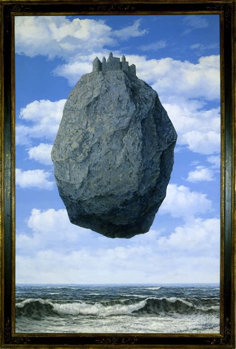The Castle Of The Pyrenees By Rene Magritte 1959 Israel Museum Rene