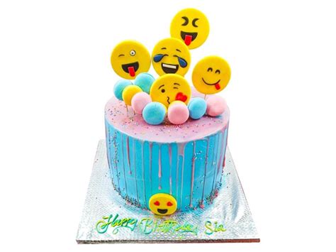 Smiley Theme Cake Buy Custom Cake Online Free Delivery