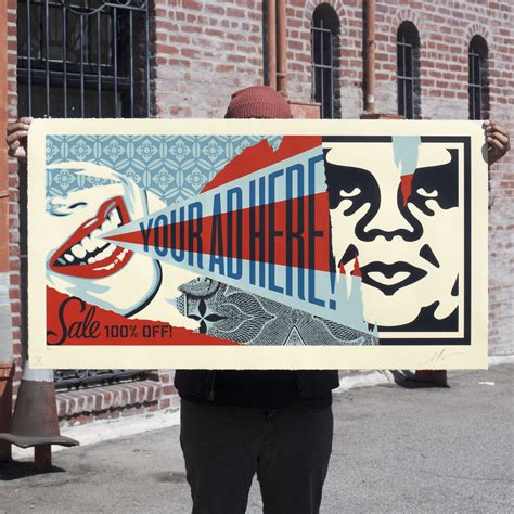 Your Ad Here Billboard Large Format Print Avail 65 Obey Giant