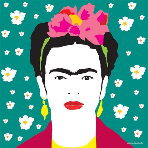 Frida Kahlo Digital Art By Alexsandro Almeida Fine Art America