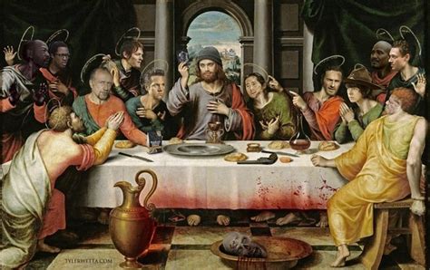 The Last Supper Is Depicted In This Painting